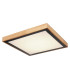Bruno 39cm Integrated LED Semi Flush Ceiling Light Matt Black LED 3000-6000K-1