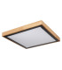 Bruno 39cm Integrated LED Semi Flush Ceiling Light Matt Black LED 3000-6000K-2