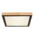 Bruno 39cm Integrated LED Semi Flush Ceiling Light Matt Black LED 3000-6000K-3