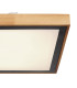Bruno 39cm Integrated LED Semi Flush Ceiling Light Matt Black LED 3000-6000K-5
