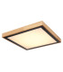 Bruno 39cm Integrated LED Semi Flush Ceiling Light Matt Black LED 3000-6000K-7