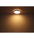 Bruno 39cm Integrated LED Semi Flush Ceiling Light Matt Black LED 3000-6000K-9