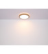 Bruno 39cm Integrated LED Semi Flush Ceiling Light Matt Black LED 3000-6000K-10