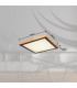 Bruno 39cm Integrated LED Semi Flush Ceiling Light Matt Black LED 3000-6000K-14