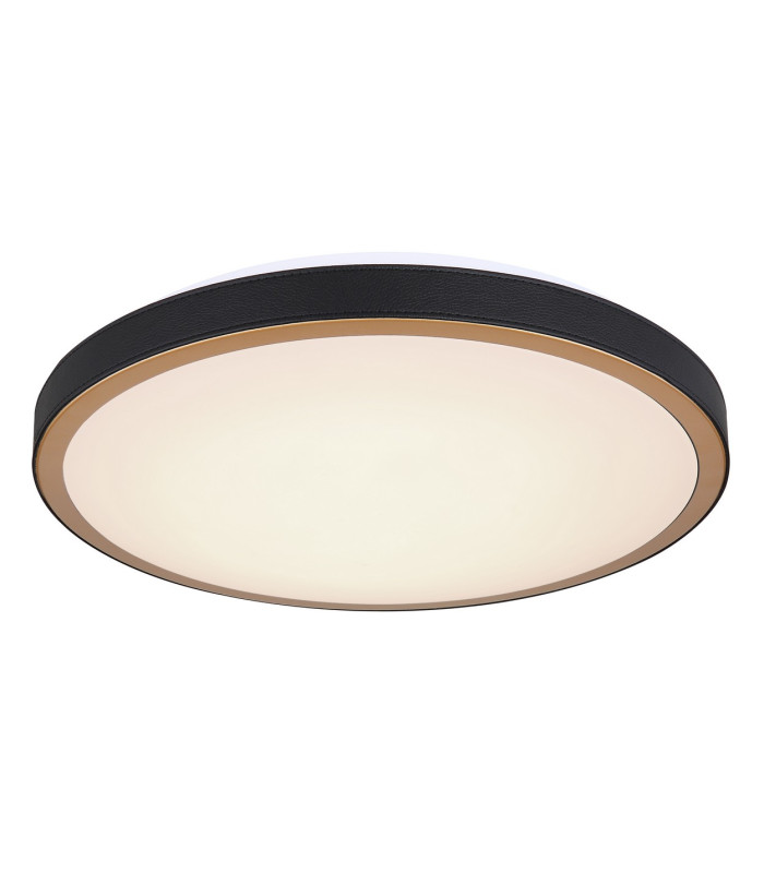 Sammi 42cm Integrated LED Semi Flush Ceiling Light White Gold LED 3000-6000K-1