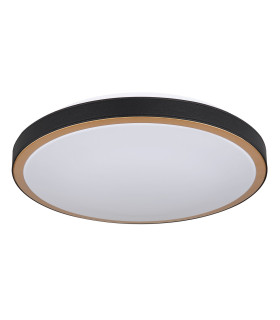 Sammi 42cm Integrated LED Semi Flush Ceiling Light White Gold LED 3000-6000K-2