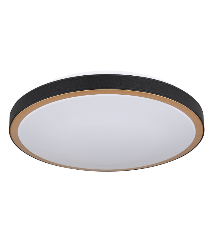 Sammi 42cm Integrated LED Semi Flush Ceiling Light White Gold LED 3000-6000K-2