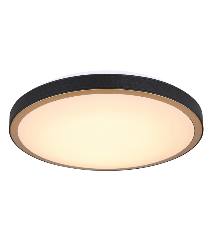 Sammi 42cm Integrated LED Semi Flush Ceiling Light White Gold LED 3000-6000K-5