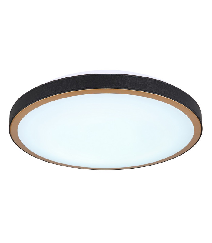 Sammi 42cm Integrated LED Semi Flush Ceiling Light White Gold LED 3000-6000K-6