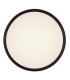 Sammi 42cm Integrated LED Semi Flush Ceiling Light White Brown LED 3000-6000K-3