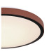 Sammi 42cm Integrated LED Semi Flush Ceiling Light White Brown LED 3000-6000K-4