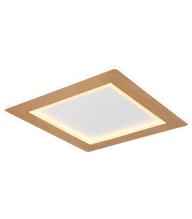 Clay Decorative Flush Ceiling Light White LED 2700-6500K-1
