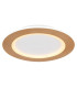 Clay 40cm Integrated LED Semi Flush Ceiling Light White LED 2700-6500K-1