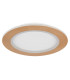 Clay 40cm Integrated LED Semi Flush Ceiling Light White LED 2700-6500K-2