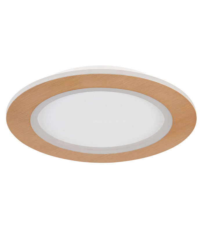 Clay 40cm Integrated LED Semi Flush Ceiling Light White LED 2700-6500K-2
