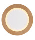 Clay 40cm Integrated LED Semi Flush Ceiling Light White LED 2700-6500K-3