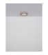 Clay 40cm Integrated LED Semi Flush Ceiling Light White LED 2700-6500K-6