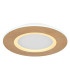 Clay 30cm Integrated LED Semi Flush Ceiling Light White LED 2700-6500K-1
