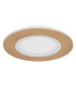 Clay 30cm Integrated LED Semi Flush Ceiling Light White LED 2700-6500K-2
