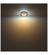 Clay 30cm Integrated LED Semi Flush Ceiling Light White LED 2700-6500K-4