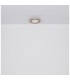 Clay 30cm Integrated LED Semi Flush Ceiling Light White LED 2700-6500K-6