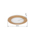 Clay 30cm Integrated LED Semi Flush Ceiling Light White LED 2700-6500K-8