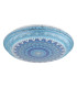 Lazaro Integrated LED Semi Flush Ceiling Light Blue Matt LED 2700-6000K-2