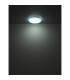 Lazaro Integrated LED Semi Flush Ceiling Light Blue Matt LED 2700-6000K-7