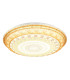 Lazaro Integrated LED Semi Flush Ceiling Light Amber LED 2700-6000K-1