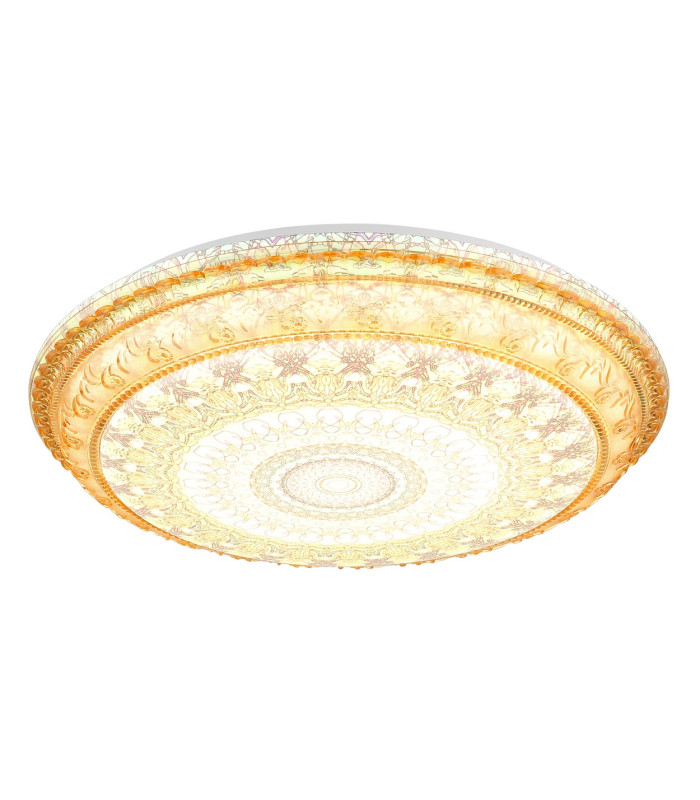 Lazaro Integrated LED Semi Flush Ceiling Light Amber LED 2700-6000K-1