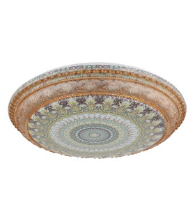Lazaro Integrated LED Semi Flush Ceiling Light Amber LED 2700-6000K-2