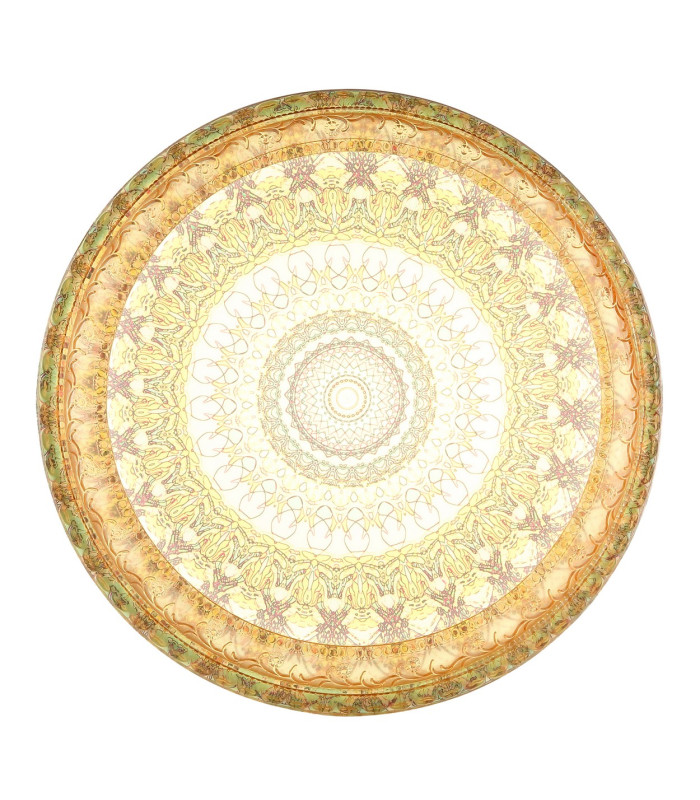 Lazaro Integrated LED Semi Flush Ceiling Light Amber LED 2700-6000K-3
