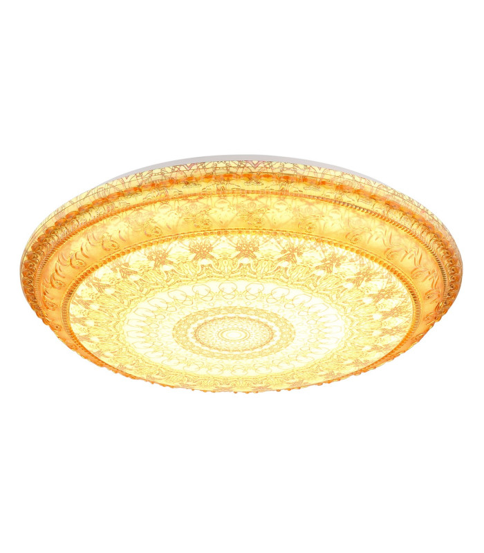 Lazaro Integrated LED Semi Flush Ceiling Light Amber LED 2700-6000K-4
