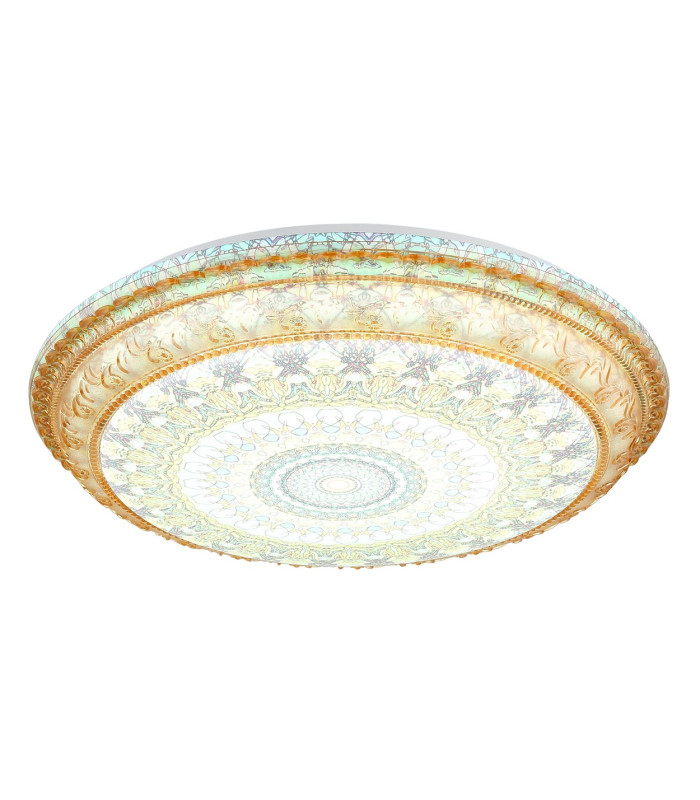 Lazaro Integrated LED Semi Flush Ceiling Light Amber LED 2700-6000K-5