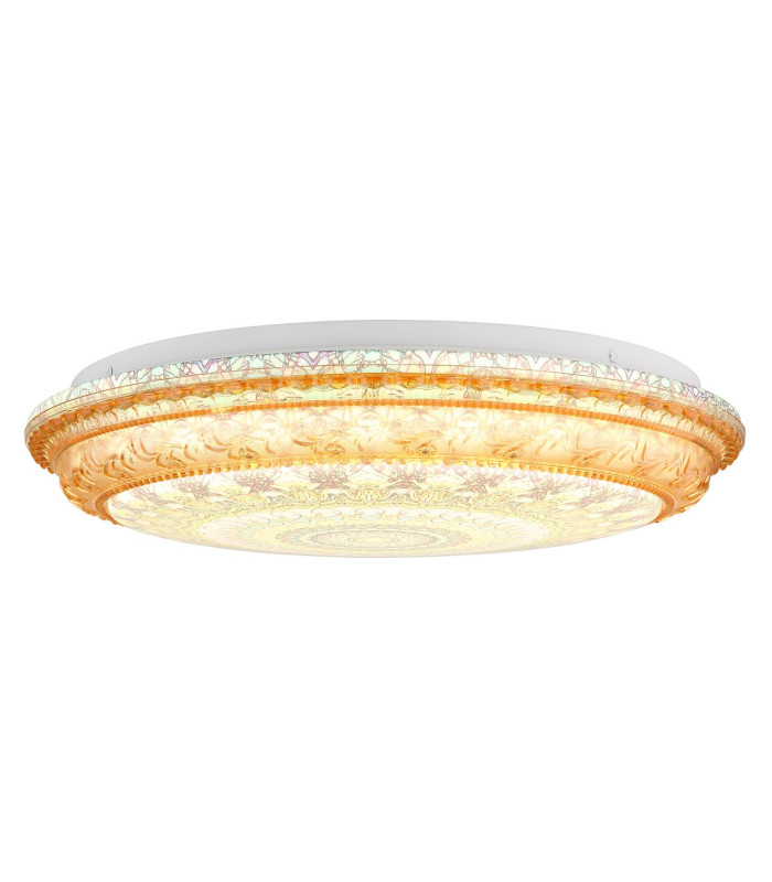 Lazaro Integrated LED Semi Flush Ceiling Light Amber LED 2700-6000K-6
