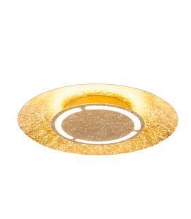 Tabea 50cm Integrated LED Semi Flush Ceiling Light Gold Colors LED 3000K-1