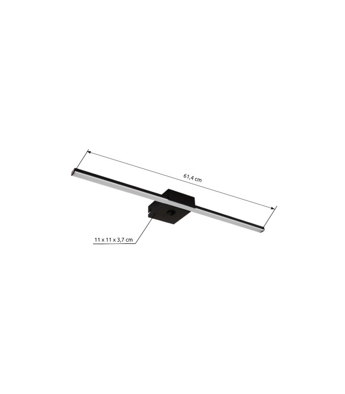 Jaime Integrated LED Wall Lamp Chrome LED 4000K-1