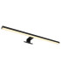 Jaime Bathroom Over Mirror Light Matt Black IP44 LED 4000K-1