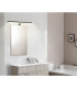 Jaime Bathroom Over Mirror Light Matt Black IP44 LED 4000K-4