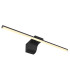 Pepe Bathroom Over Mirror Light Matt Black IP44 LED 4000K-1