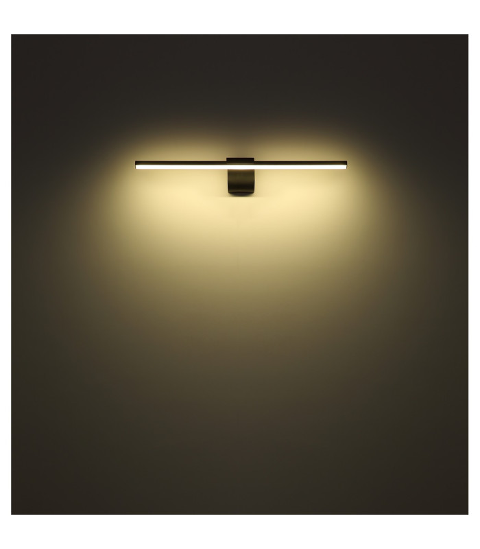 Pepe Bathroom Over Mirror Light Matt Black IP44 LED 4000K-4