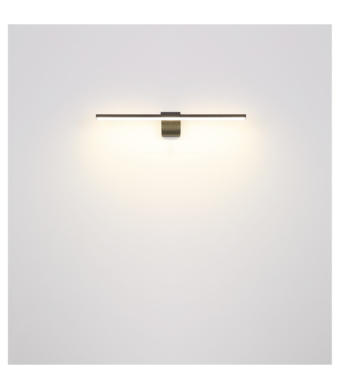 Pepe Bathroom Over Mirror Light Matt Black IP44 LED 4000K-5
