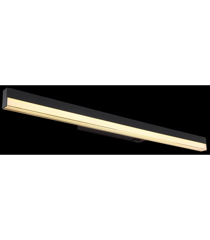 Sallo 60cm Integrated LED Wall Lamp Matt Black LED 3000-K-4