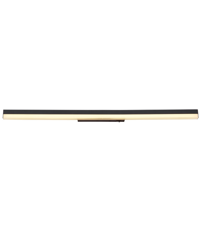 Sallo 80cm Integrated LED Wall Lamp Matt Black LED 3000-K-3