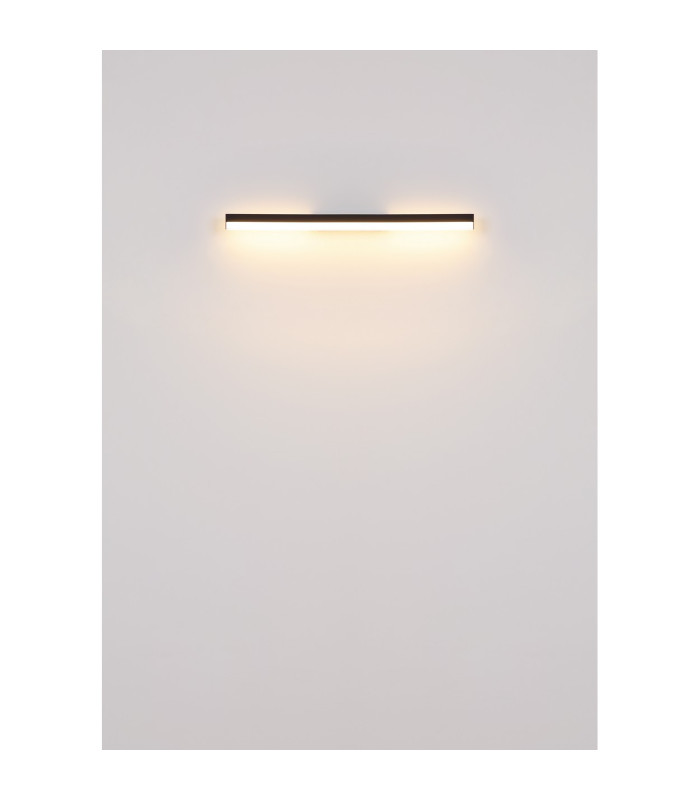 Sallo 80cm Integrated LED Wall Lamp Matt Black LED 3000-K-8