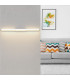 Sallo 80cm Integrated LED Wall Lamp White Matt LED 3000-K-7
