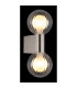 Ander Globe Wall Lights Matt IP44 Balls Clear Glass Shade 2x G9-4