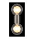 Ander Globe Wall Lights Matt IP44 Balls Clear Glass Shade 2x G9-5