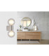 Ander Globe Wall Lights Matt IP44 Balls Clear Glass Shade 2x G9-6