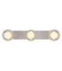 Ander Globe Ceiling Light Nickel Matt IP44 Balls Clear Glass Shade 3x G9-4